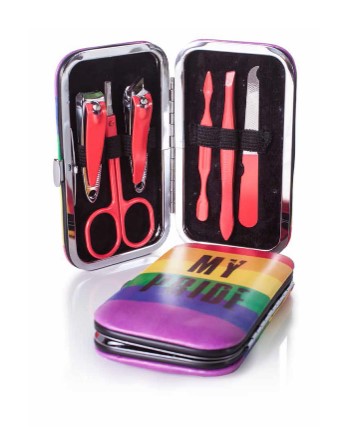 POKHARA- set manicure forbicine+ tagliaunghie+ lima+ pinzette